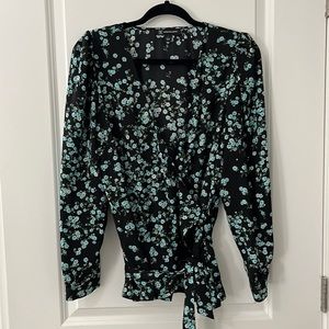 Inc wrap blouse